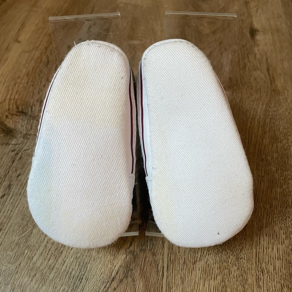 Goldbug Soft Sole High tops Maroon/Grey 0-3M - Picture 6 of 7